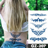 tatouage-dragon-chinois-totem-bleu