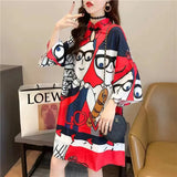 robe-cheongsam-imprim-e-manches-longues