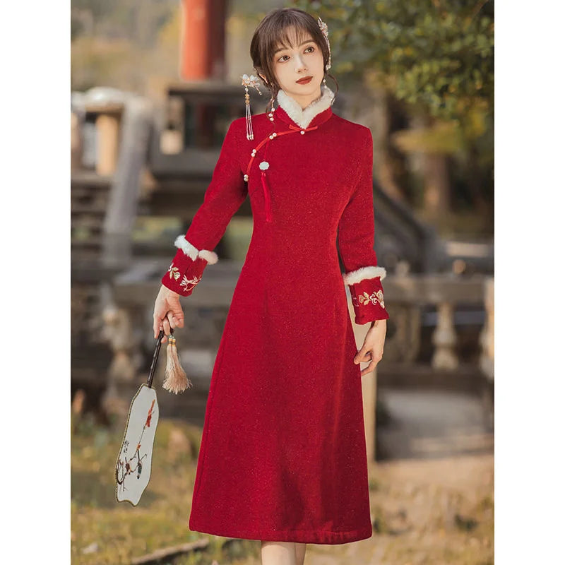 robe-chinoise-rouge