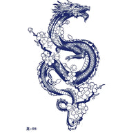 tatouage-dragon-chinois-noir-et-blanc