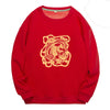pull-chinois-imprim-dragon-col-rond