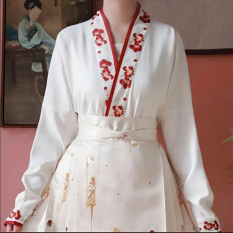 hanfu-femme-chemisier-jupe-pliss-e