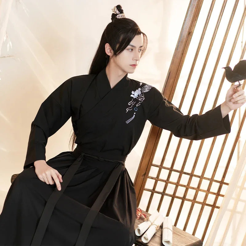 robe-chinoise-homme-samurai