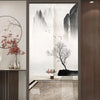 abat-jour-chinois-rideau-peinture-paysage-chinois