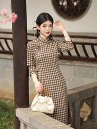 robe-chinoise-tartan