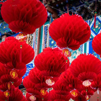 lampe-chinoise-lanternes-rouges-pliables