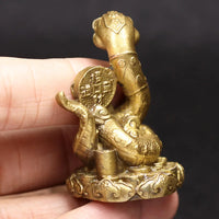 figurine-chinoise-serpent-en-cuivre
