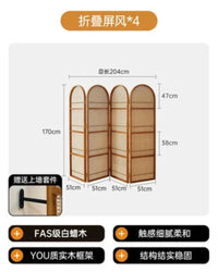 paravent-chinois-bois-massif-pliable
