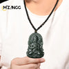 colliers-chinois-guanyin-jade-hetian-vert