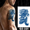 tatouage-dragon-chinois-totem-bleu