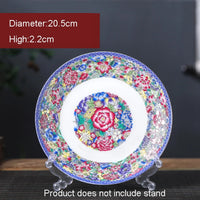 assiettes-chinoises-motif-fleuri