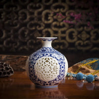 vase-chinois-cloisonne-bleu