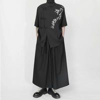chemises-chinoises-hommes-courtes-fendue