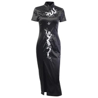 cheongsam-robe-longue-dragon