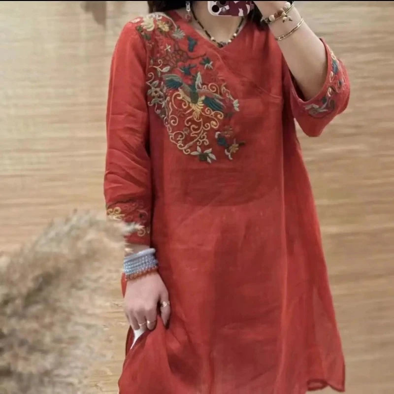 cheongsam-robe-broderie-chanvre-art