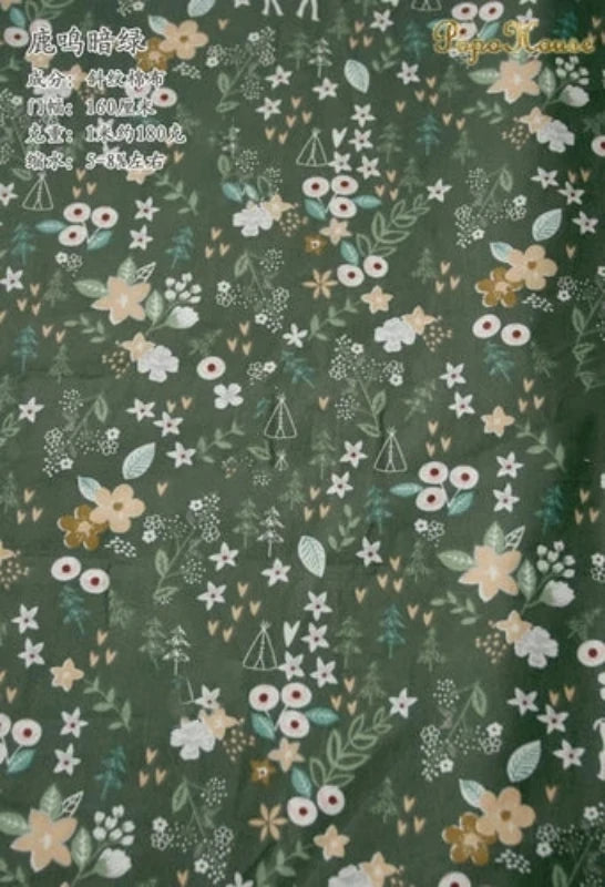 tissu-chinois-vert-floral-coton-serg