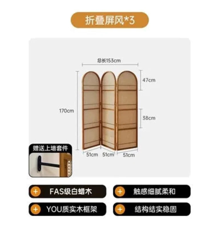 paravent-chinois-bois-massif-pliable