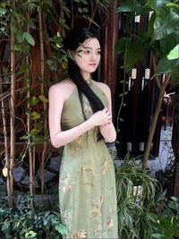 robe-chinoise-ensemble-qipao-sans-manches