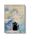 tableau-chinois-chat-noir