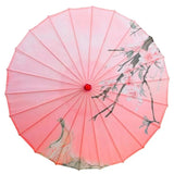ombrelle-chinoise-soie-rose-fleurs