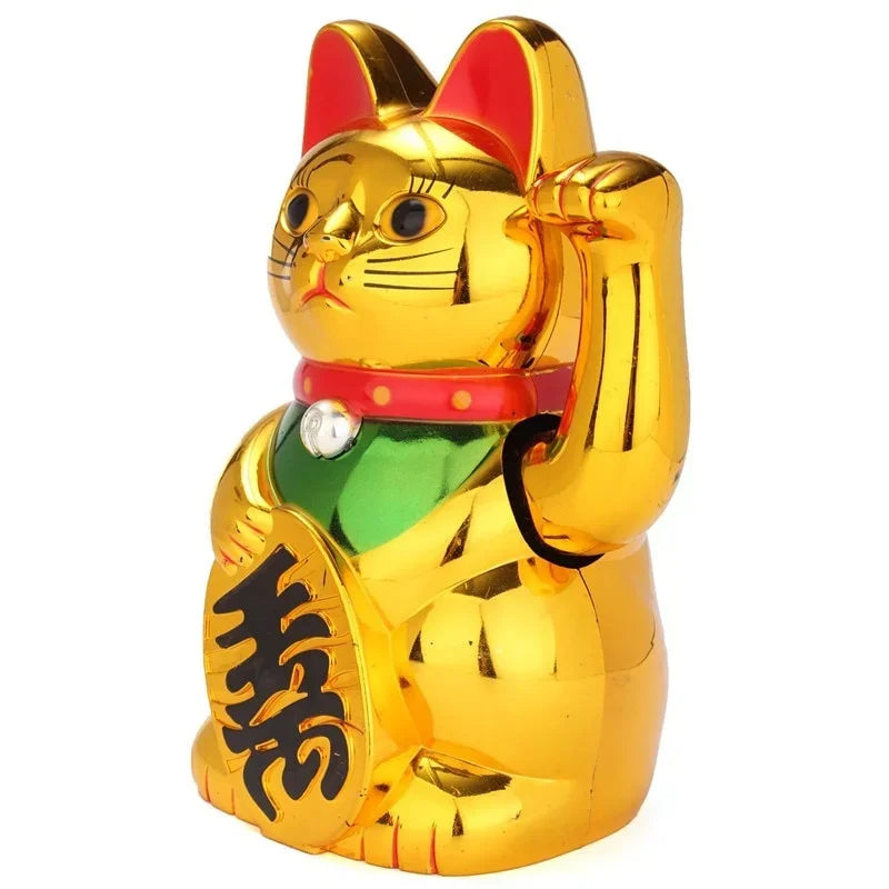 porte-bonheur-chat-chinois-or-classique