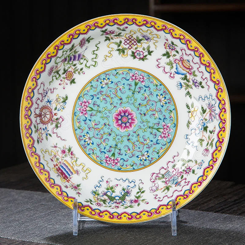 assiettes-chinoises-maill-e-dor