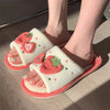 chaussons-chinois-peluche-fraise