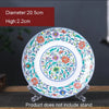 assiettes-chinoises-motif-fleuri
