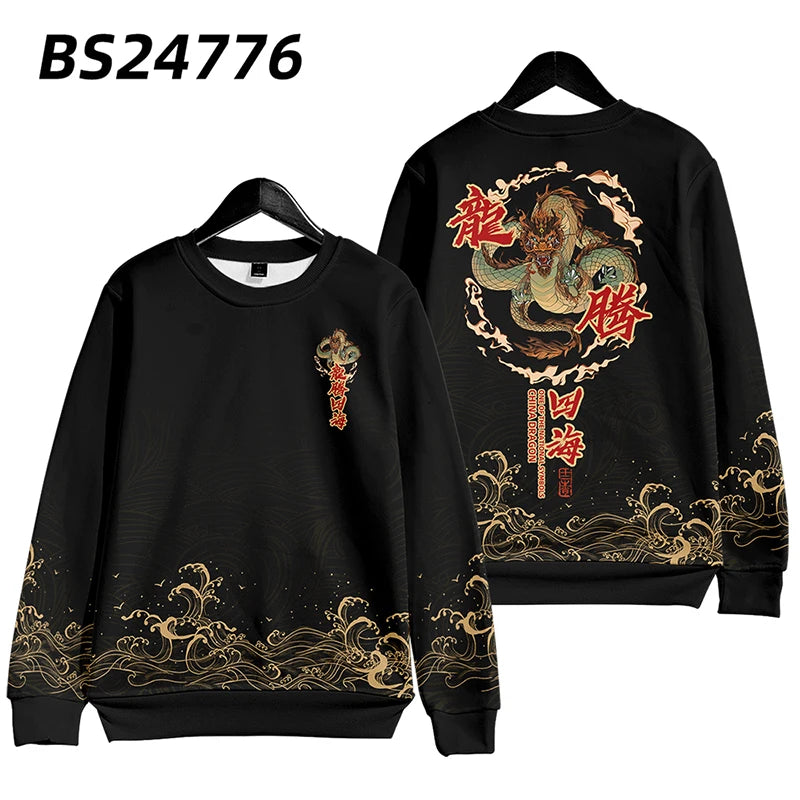 pull-chinois-dragon-rouge-couple
