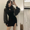 robe-cheongsam-velours-fendue