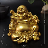 figurine-chinoise-bouddha-rieur-or