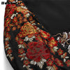 pull-chinois-hoodie-noir-dragon-fleur