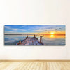 tableau-chinois-vagues-coucher-soleil