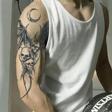 tatouage-dragon-chinois-fleur-cr-ne