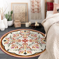tapis-chinois-rond-style-marocain