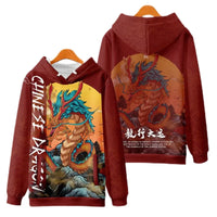 pull-chinois-rouge-dragon-dor