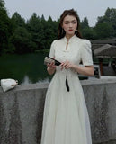 robe-chinoise-noire-style-qipao