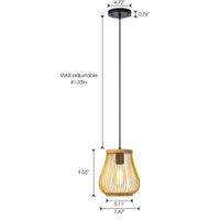 lampe-chinoise-suspendu-led-bambou