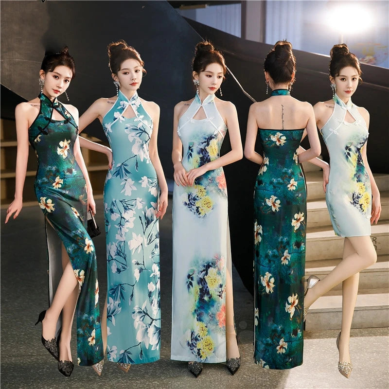 cheongsam-robe-col-halter-satin
