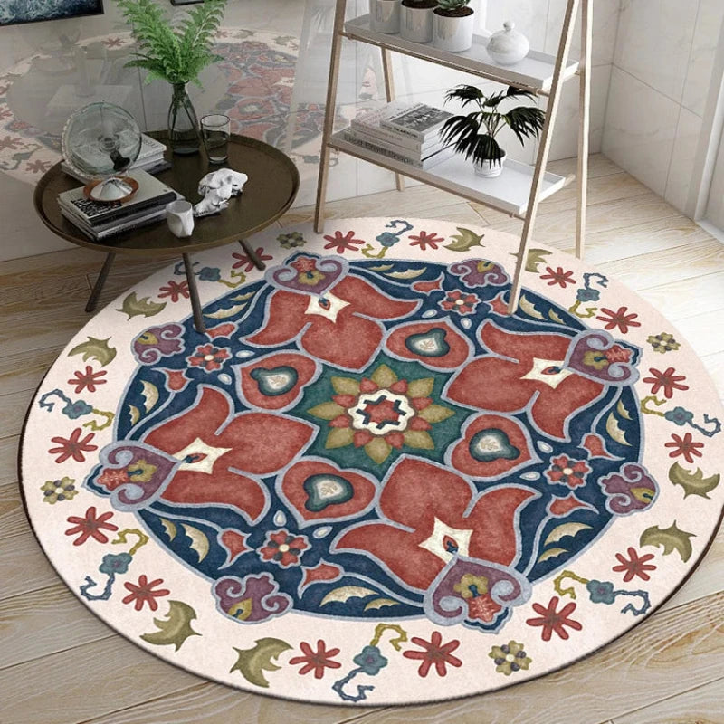 tapis-chinois-rond-style-marocain
