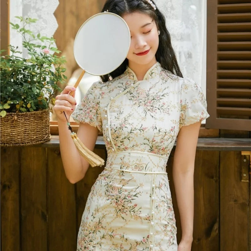 robe-chinoise-traditionnelle-floral