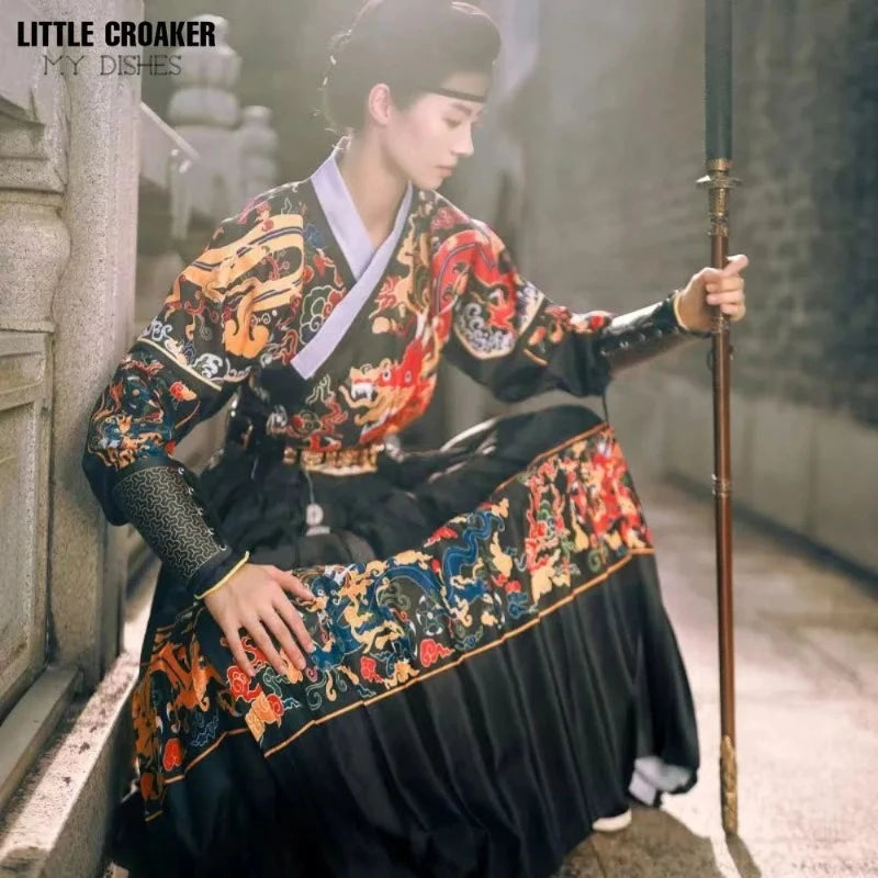 d-guisement-chinois-garde-dynastie-ming