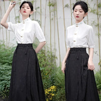 robe-chinoise-vintage-plisse