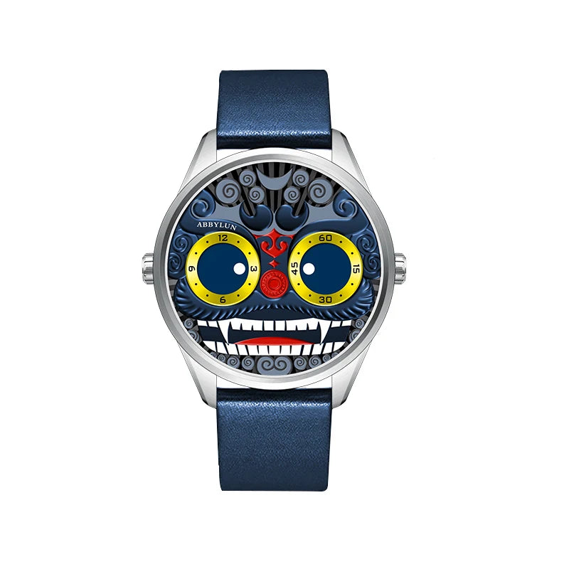 montre-chinoise-quartz-danse-lion