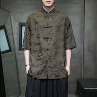 chemises-chinoises-hommes-soie-col-tang