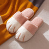 chaussons-chinois-peluche-chat-patte