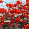 boules-chinoises-papier-traditionnelle-rouge