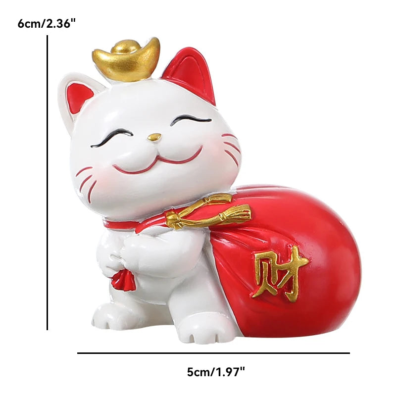 porte-bonheur-chat-chinois-kawaii
