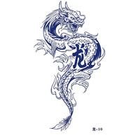 tatouage-dragon-chinois-noir-et-blanc