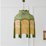 abat-jour-chinois-luxueux-bambou-pompons-verts